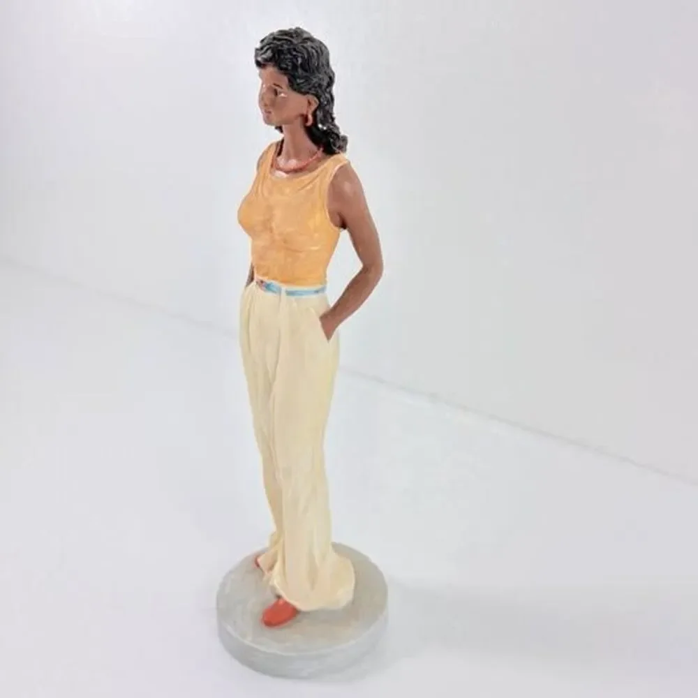 Vintage 2004 Home Interiors African Woman Figurine 10